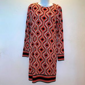 Michael Kors Geometric Print Dress Small